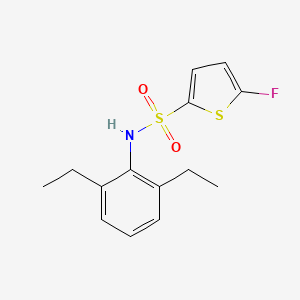 N-(2,6-Diethylphenyl)-5-fluorothiophene-2-sulfonamide