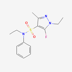 N,1-Diethyl-5-fluoro-3-methyl-N-phenyl-1H-pyrazole-4-sulfonamide