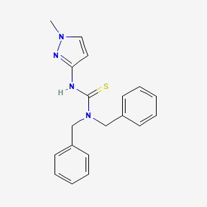 1,1-dibenzyl-3-(1-methyl-1H-pyrazol-3-yl)thiourea