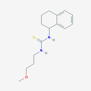 1-(3-Methoxypropyl)-3-(1,2,3,4-tetrahydronaphthalen-1-yl)thiourea