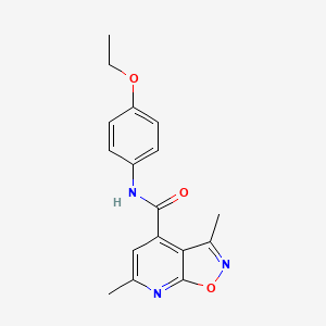 N-(4-ethoxyphenyl)-3,6-dimethyl[1,2]oxazolo[5,4-b]pyridine-4-carboxamide