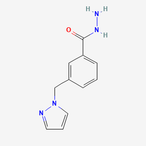 3-(1H-pyrazol-1-ylmethyl)benzohydrazide