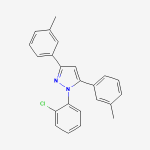 1-(2-chlorophenyl)-3,5-bis(3-methylphenyl)-1H-pyrazole