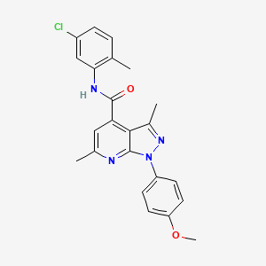 N-(5-chloro-2-methylphenyl)-1-(4-methoxyphenyl)-3,6-dimethyl-1H-pyrazolo[3,4-b]pyridine-4-carboxamide