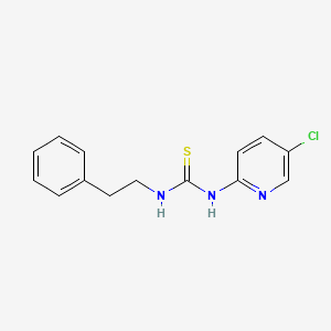 1-(5-Chloropyridin-2-yl)-3-(2-phenylethyl)thiourea