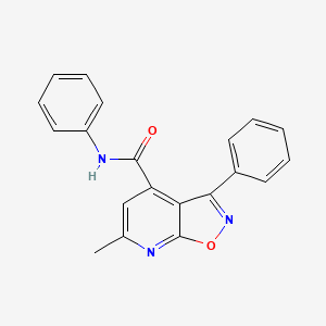 6-methyl-N,3-diphenyl[1,2]oxazolo[5,4-b]pyridine-4-carboxamide