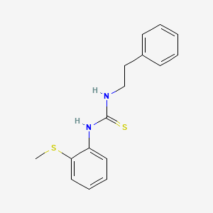 1-[2-(Methylsulfanyl)phenyl]-3-(2-phenylethyl)thiourea