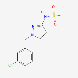 N-[1-(3-chlorobenzyl)-1H-pyrazol-3-yl]methanesulfonamide