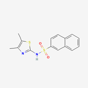 N-(4,5-dimethyl-1,3-thiazol-2-yl)naphthalene-2-sulfonamide