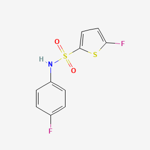 5-Fluoro-N-(4-fluorophenyl)thiophene-2-sulfonamide