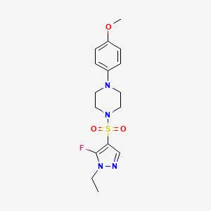 1-((1-Ethyl-5-fluoro-1H-pyrazol-4-yl)sulfonyl)-4-(4-methoxyphenyl)piperazine