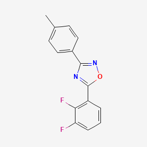 5-(2,3-Difluorophenyl)-3-(4-methylphenyl)-1,2,4-oxadiazole