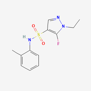 1-ethyl-5-fluoro-N-(2-methylphenyl)-1H-pyrazole-4-sulfonamide