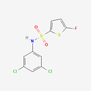 molecular formula C10H6Cl2FNO2S2 B10923820 N-(3,5-Dichlorophenyl)-5-fluorothiophene-2-sulfonamide 