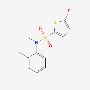 N-Ethyl-5-fluoro-N-(o-tolyl)thiophene-2-sulfonamide