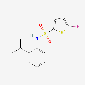 5-Fluoro-N-(2-isopropylphenyl)thiophene-2-sulfonamide