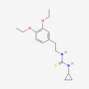 1-Cyclopropyl-3-[2-(3,4-diethoxyphenyl)ethyl]thiourea