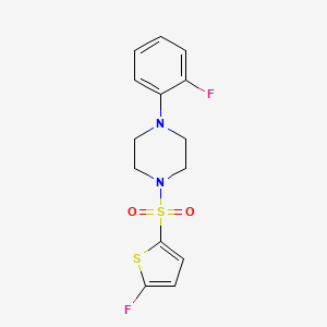 1-(2-Fluorophenyl)-4-[(5-fluoro-2-thienyl)sulfonyl]piperazine