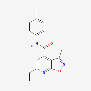 6-ethyl-3-methyl-N-(4-methylphenyl)[1,2]oxazolo[5,4-b]pyridine-4-carboxamide