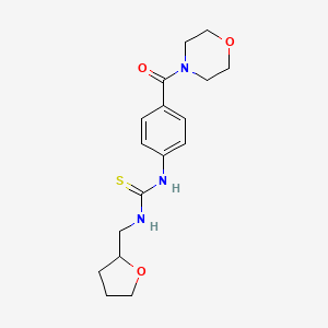 1-[4-(Morpholin-4-ylcarbonyl)phenyl]-3-(tetrahydrofuran-2-ylmethyl)thiourea