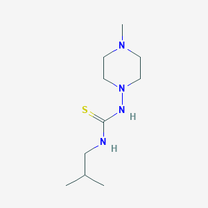 molecular formula C10H22N4S B10924653 1-(4-Methylpiperazin-1-yl)-3-(2-methylpropyl)thiourea 