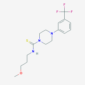 N-(3-methoxypropyl)-4-[3-(trifluoromethyl)phenyl]piperazine-1-carbothioamide