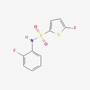 molecular formula C10H7F2NO2S2 B10924928 5-Fluoro-N-(2-fluorophenyl)thiophene-2-sulfonamide 