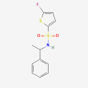 5-Fluoro-N-(1-phenylethyl)thiophene-2-sulfonamide