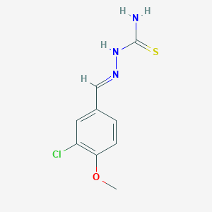 (2E)-2-(3-chloro-4-methoxybenzylidene)hydrazinecarbothioamide