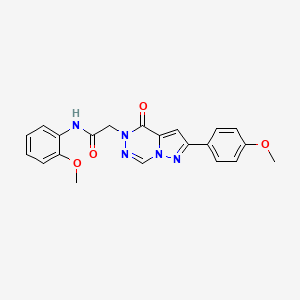 N-(2-methoxyphenyl)-2-[2-(4-methoxyphenyl)-4-oxopyrazolo[1,5-d][1,2,4]triazin-5(4H)-yl]acetamide