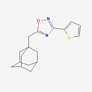 5-(1-Adamantylmethyl)-3-(2-thienyl)-1,2,4-oxadiazole