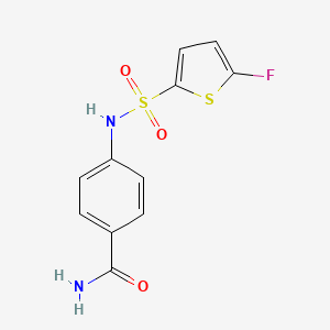 4-((5-Fluorothiophene)-2-sulfonamido)benzamide