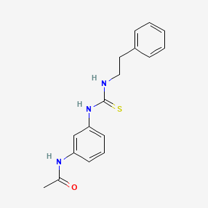 molecular formula C17H19N3OS B10926001 N-(3-{[(2-phenylethyl)carbamothioyl]amino}phenyl)acetamide 