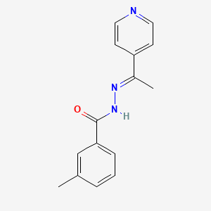 3-methyl-N'-[(1E)-1-(pyridin-4-yl)ethylidene]benzohydrazide