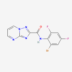 N-(2-bromo-4,6-difluorophenyl)[1,2,4]triazolo[1,5-a]pyrimidine-2-carboxamide