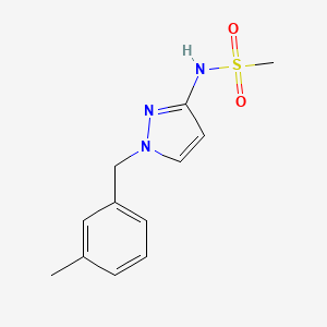 N-[1-(3-methylbenzyl)-1H-pyrazol-3-yl]methanesulfonamide