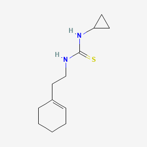 1-[2-(Cyclohex-1-en-1-yl)ethyl]-3-cyclopropylthiourea