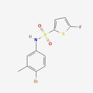 N-(4-Bromo-3-methylphenyl)-5-fluorothiophene-2-sulfonamide