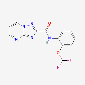 N-[2-(difluoromethoxy)phenyl][1,2,4]triazolo[1,5-a]pyrimidine-2-carboxamide