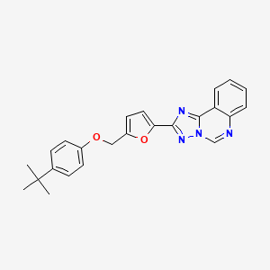 2-{5-[(4-Tert-butylphenoxy)methyl]furan-2-yl}[1,2,4]triazolo[1,5-c]quinazoline