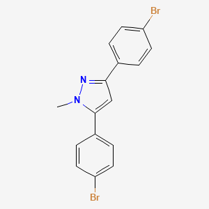 3,5-bis(4-bromophenyl)-1-methyl-1H-pyrazole