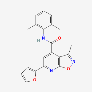 N-(2,6-dimethylphenyl)-6-(furan-2-yl)-3-methyl[1,2]oxazolo[5,4-b]pyridine-4-carboxamide