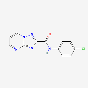 N-(4-chlorophenyl)[1,2,4]triazolo[1,5-a]pyrimidine-2-carboxamide