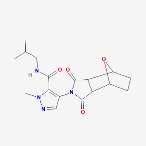 4-(1,3-dioxooctahydro-2H-4,7-epoxyisoindol-2-yl)-1-methyl-N-(2-methylpropyl)-1H-pyrazole-5-carboxamide