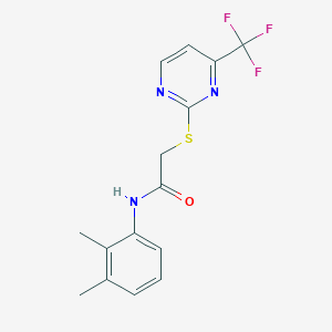 N-(2,3-dimethylphenyl)-2-{[4-(trifluoromethyl)pyrimidin-2-yl]sulfanyl}acetamide