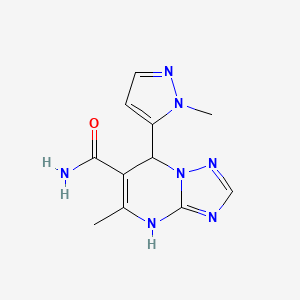 5-methyl-7-(1-methyl-1H-pyrazol-5-yl)-4,7-dihydro[1,2,4]triazolo[1,5-a]pyrimidine-6-carboxamide