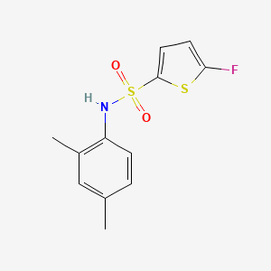 molecular formula C12H12FNO2S2 B10927949 N-(2,4-Dimethylphenyl)-5-fluorothiophene-2-sulfonamide 