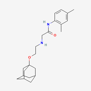 2-{[2-(1-Adamantyloxy)ethyl]amino}-N~1~-(2,4-dimethylphenyl)acetamide