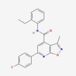 N-(2-ethylphenyl)-6-(4-fluorophenyl)-3-methyl[1,2]oxazolo[5,4-b]pyridine-4-carboxamide