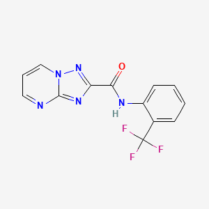 N-[2-(trifluoromethyl)phenyl][1,2,4]triazolo[1,5-a]pyrimidine-2-carboxamide